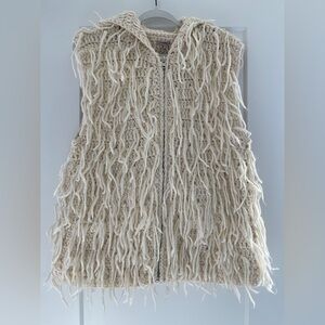 NWOT Urban Outfitters (Ecotè) Knit Fringe Vest